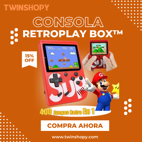 Consola RetroPlay Box™ - 400 Juegos